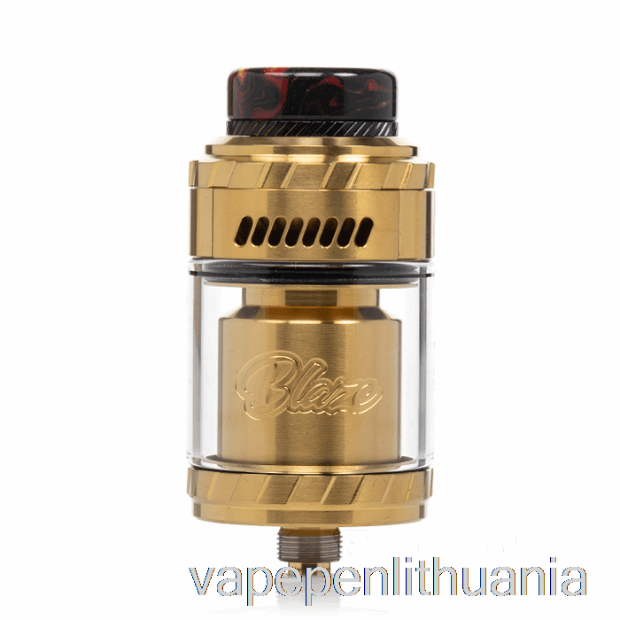 Thunderhead Kūriniai Blaze Solo 25mm Rta Gold Vape Skystis